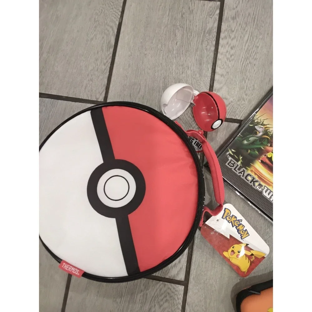 Pokemon Bundle Thermos Lunch Bag Card Binder‎ MetaZoo Packs Pikachu Case Lot